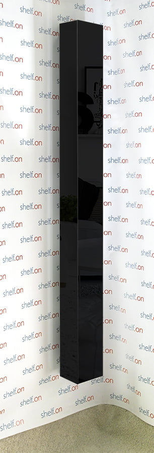 Поворотный шкаф Shelf-on в черном стекле Iglu Black Черный