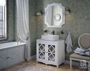 Зеркало Corozo Corozo Манойр 85 15145 Белое