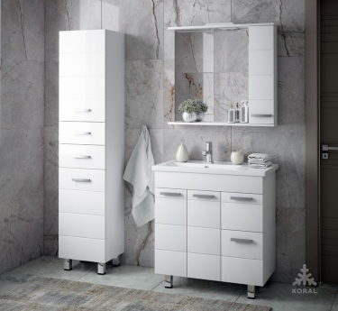 Тумба Corozo Koral Денвер 80 Z2 14135 Белая