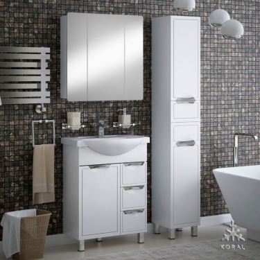 Тумба Corozo Koral Монро 65 Z3 19559 Белая