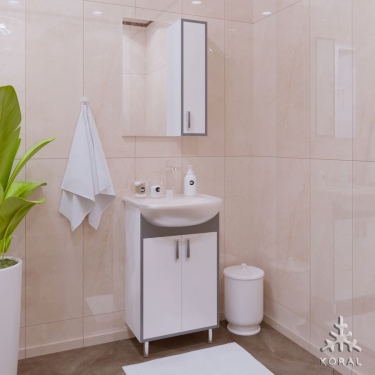 Тумба Corozo Koral Спектр 50 9738 Серая