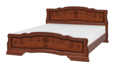 Кровать из массива Браво Карина-6 200х90 Орех