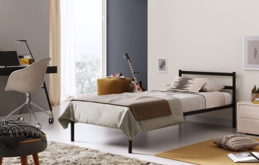 Кровать Квадрат Киров Метта 800x2000 Черная