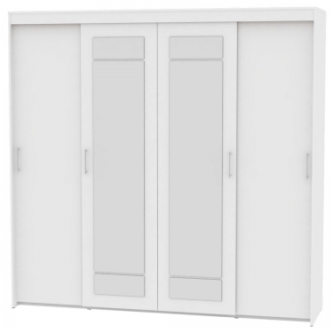 Шкаф-купе Аларти T-5-230х235х60-MБелый-5
