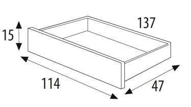 Ящик для кровати Micuna 12060 Micuna CP-1405 white