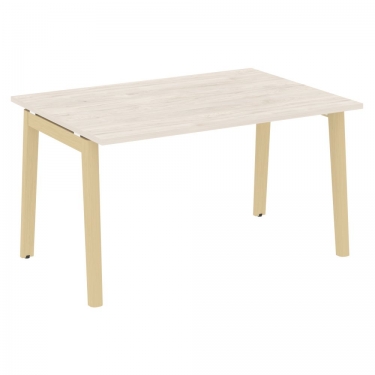 Стол переговорный 1 столешница Рива ONIX WOOD OW.PRG-1.3 Денвер Светлый/Светлый
