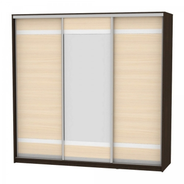Шкаф-купе Аларти B-230х235х60-3Венге-ДМ-D9D10D9
