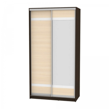 Шкаф-купе Аларти B-220х120х60-1Венге-ДМ-D9D10