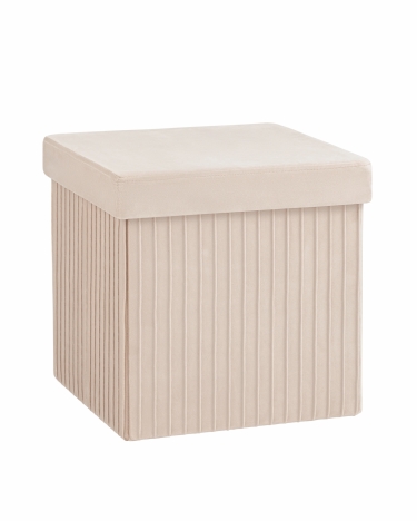 Пуф складной с ящиком Stool Group Store Square Бежевый