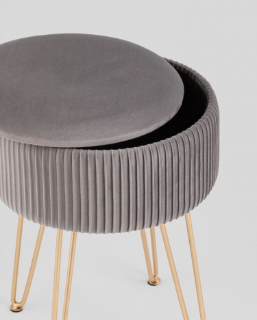 Пуф-столик Stool Group Астор серый