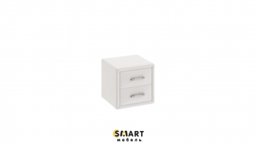 Тумба прикроватная с мягкой обивкой SMART мебель Элис тип 1 Светлая