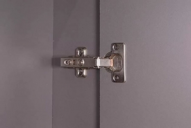 Шкаф двухстворчатый Ивару Ольга-Лофт 3.1 Дуб Крафт золотой Темно-серый