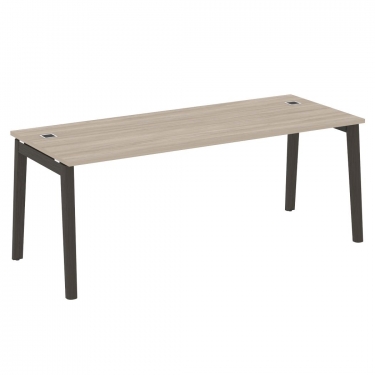 Стол рабочий руководителя Рива ONIX WOOD OW.SRR-6.8 Тиквуд Светлый/Темный