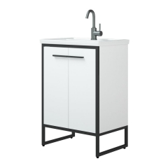 Тумба Corozo Corozo Айрон 70 8591 Черная Белая