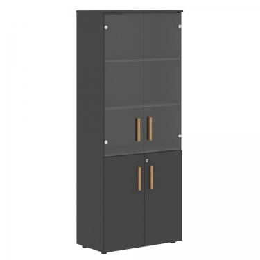 Шкаф комбинированный Skyland Forta FHC 80.2Z Черный графит