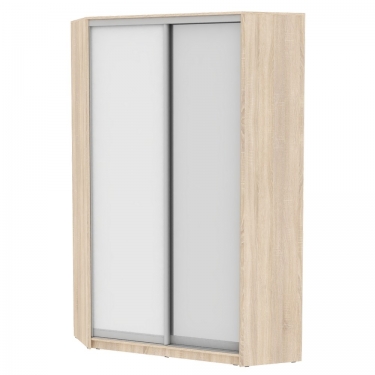 Шкаф-купе Аларти YA-230х1250-1ДСС-Белый-D6D5