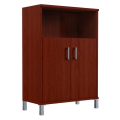 Стеллаж с дверью ДСП Skyland В420.2 Бургунди