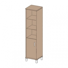 Стеллаж с дверью ДСП Skyland В431.2 R Дуб девон