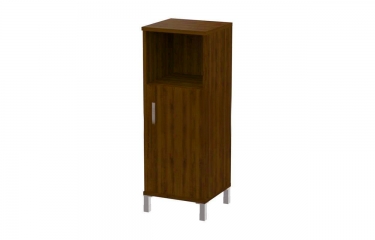 Стеллаж со стеклом в раме Skyland В421.4 R Орех Даллас