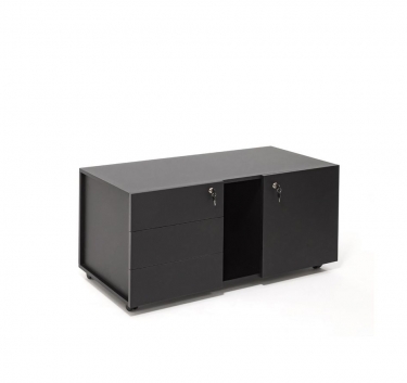 Приставка подкатная Profoffice UNIO 103 201 black Черная