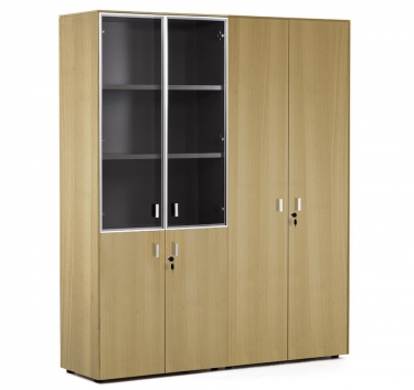 Шкаф комбинированный с гардеробом Profoffice ENZO 109 725 ECL-L 51 Светлый эвкалипт Хром