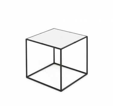 Стол кофейный Profoffice FESTA 4040 white black Белый Черный