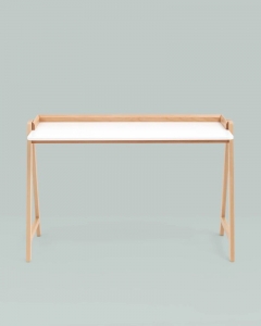 Стол письменный Stool Group Pyramid 11853 белый/светлое дерево