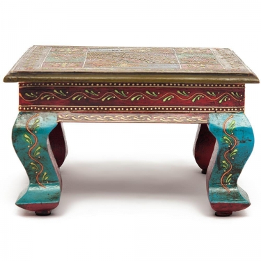 Столик Tetchair Secret De Maison HAVELY mod. BJ-001 дерево манго, 30x30x17 cm, этническая роспись