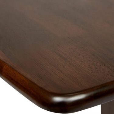 Стол Tetchair TEODORO mod. F-SHR3624RD W4 дерево гевея/мдф, 60x9090x120x76см, walnut орех