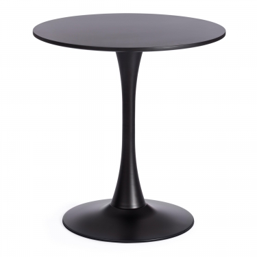 Стол Tetchair TULIP 70 mod. 46 металл / МДФ, 70 x 70 x 75 см, Black черный