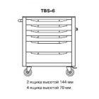 Тележка инструментальная КМК TBS-6 синий