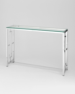 Консоль Stool Group БРУКЛИН 115x30 Серебро