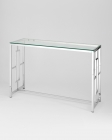 Консоль Stool Group БРУКЛИН 120x40 Серебро