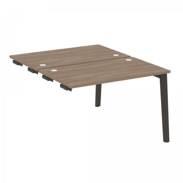 Стол-приставка двойной к опорным элементам Рива ONIX WOOD OW.D.SPR-2.7 Тиквуд Темный/Темный