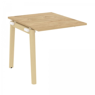Проходной наборный элемент переговорного стола Рива ONIX WOOD OW.NPRG-0 Тиквуд Светлый/Светлый