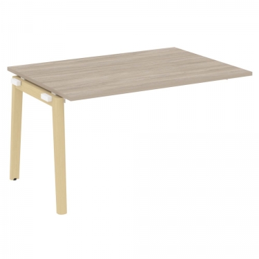 Проходной наборный элемент переговорного стола Рива ONIX WOOD OW.NPRG-3 Дуб Аттик/Светлый
