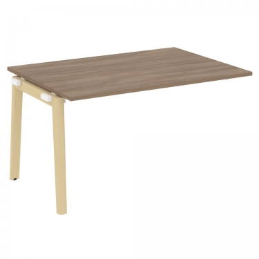 Проходной наборный элемент переговорного стола Рива ONIX WOOD OW.NPRG-3 Тиквуд Темный/Светлый