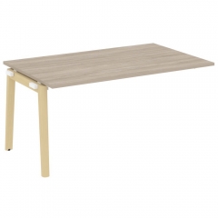 Проходной наборный элемент переговорного стола Рива ONIX WOOD OW.NPRG-4 Дуб Аттик/Светлый
