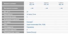 Металлический шкаф ЗМК Промет AMT 0891