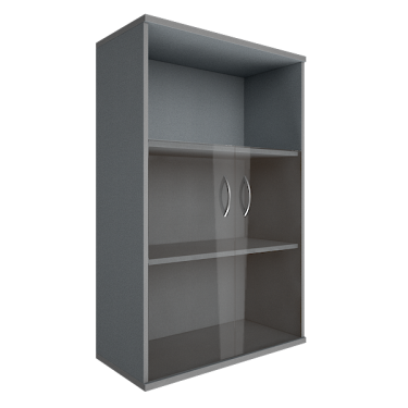 Шкаф средний широкий Рива Riva А.СТ-2.4 Серый