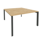 Рабочая станция на П-образном м/к Рива ONIX O.MP-D.RS-2.3.8 Тиквуд Светлый/Антрацит