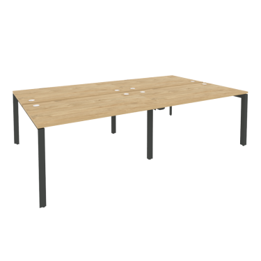 Рабочая станция на П-образном м/к Рива ONIX O.MP-D.RS-4.3.8 Тиквуд Светлый/Антрацит