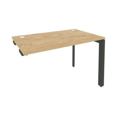 Стол-приставка на П-образном м/к к опорным элементам Рива ONIX O.MP-SPR-2.7 Тиквуд Светлый/Антрацит