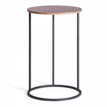 Журнальный стол Tetchair Mone МДФ/металл, 45х45х70,5 см, акация/черный