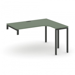 Стол-надставка на опорную тумбу правый Рива CONCEPT CN.OSAN-003R Кобо Черный