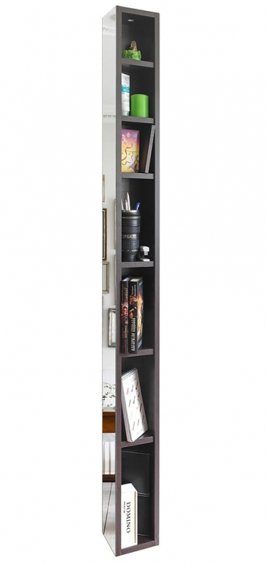 Поворотный зеркальный шкаф Shelf-on Иглу Шелф Арт Венге