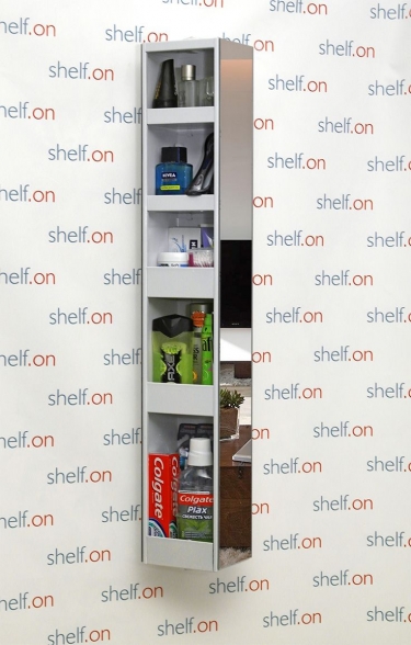 Поворотный шкаф Shelf-on в белом стекле Hop White Белый