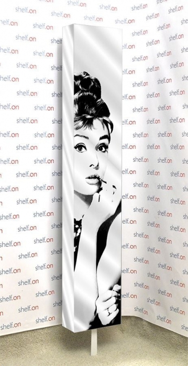 Поворотный зеркальный шкаф Shelf-on Zoom Art Белый