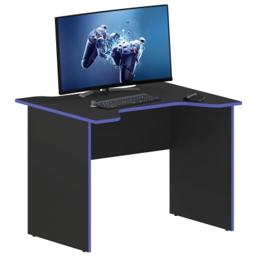 Игровой компьютерный стол Skyland SKILLL SKL 100CA антрацит/синий