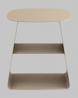 Журнальный столик Stool Group Leyre металл бежевый